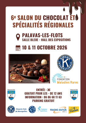 Affiche salon chocolat kiwanis 2026 v2