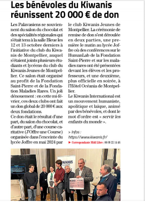 Article midi libre fev25